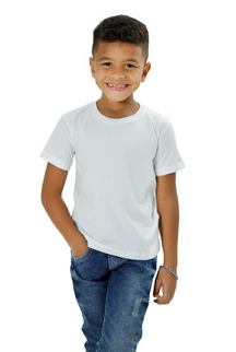 CAMISETA GOLA REDONDA BÁSICA INFANTIL