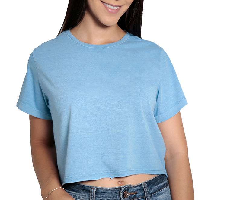 CROPPED STONED COLOR