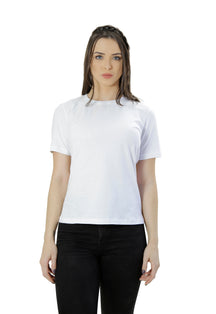 CAMISETA FEMININA T-SHIRT BABY LONG GOLA REDONDA