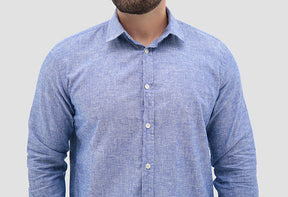 CAMISA MANGA LONGA LINHO SLIM FIT