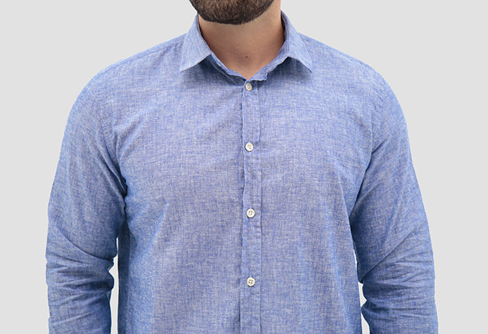 CAMISA MANGA LONGA LINHO SLIM FIT