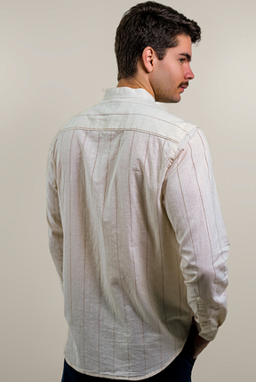 CAMISA LINHO MANGA LONGA PADRE LISTRAS