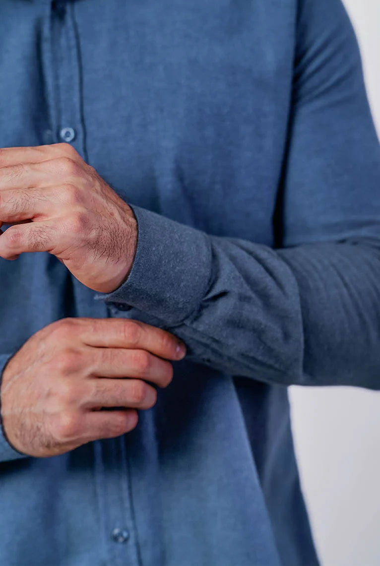 CAMISA FLANELA MANGA LONGA SLIM FIT