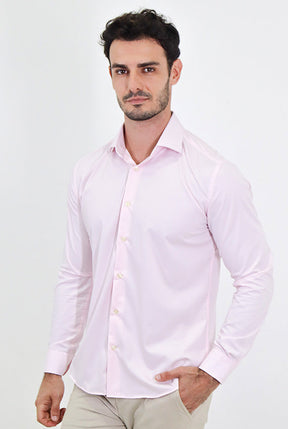 CAMISA MANGA LONGA SLIM FIT OXFORD MODAL ESTRUTURADA