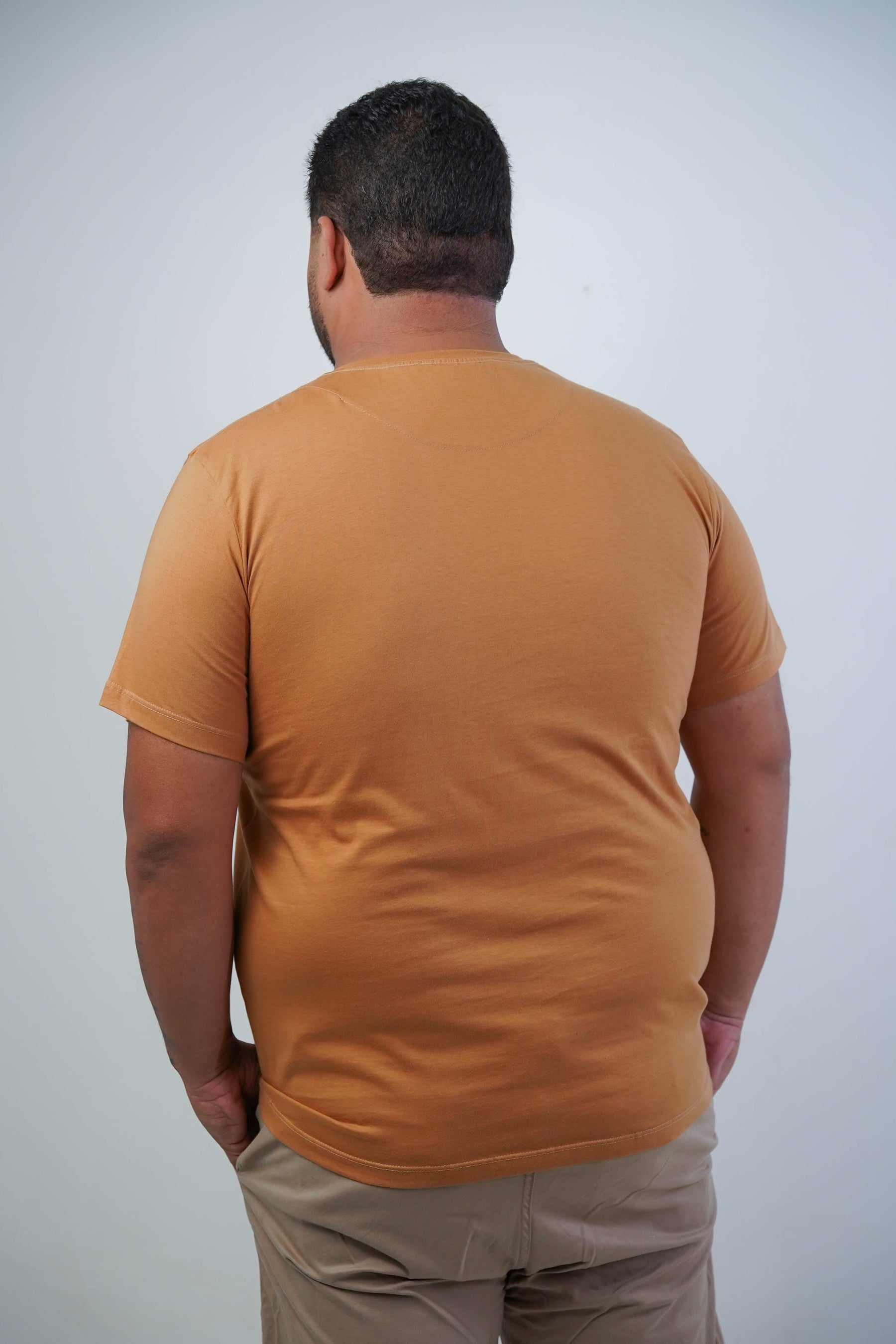 CAMISETA BÁSICA GOLA REDONDA LISA PLUS