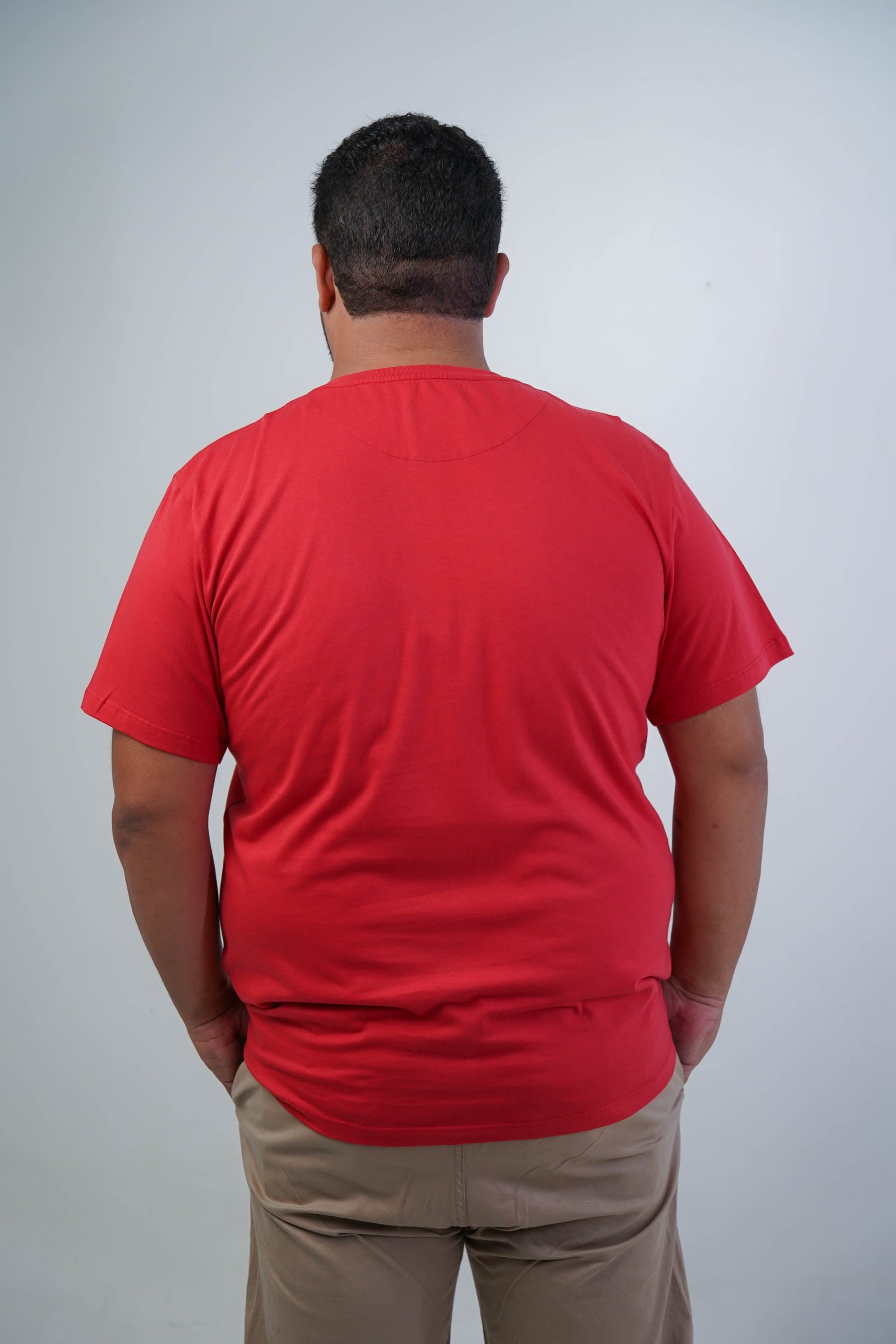 CAMISETA BÁSICA GOLA REDONDA LISA PLUS