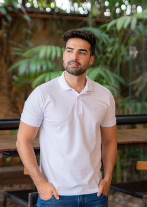 POLO COTTON PIMA COM ELASTANO LISA