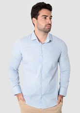 CAMISA MANGA LONGA SUPER SLIM LISTRADO