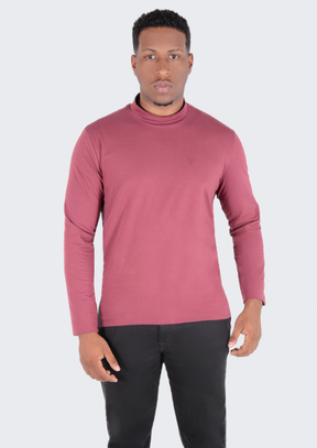 CAMISETA MANGA LONGA ALGODÃO EGÍPCIO GOLA ALTA