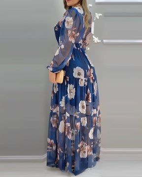 Vestido Longo Manga Comprida Vannes