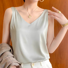 Blusa Regata de Cetim Hyris