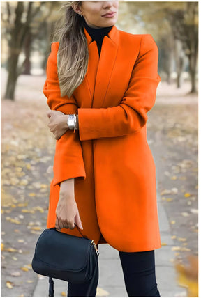 Blazer Alongado de Lã Batida Briseis