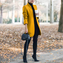 Blazer Alongado de Lã Batida Briseis