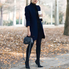 Blazer Alongado de Lã Batida Briseis