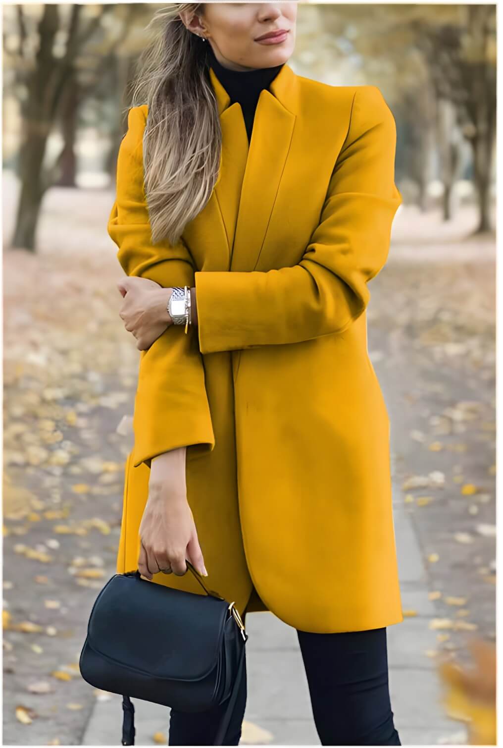 Blazer Alongado de Lã Batida Briseis