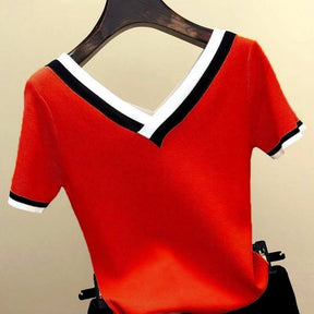 Blusa Casual de Malha Poppy