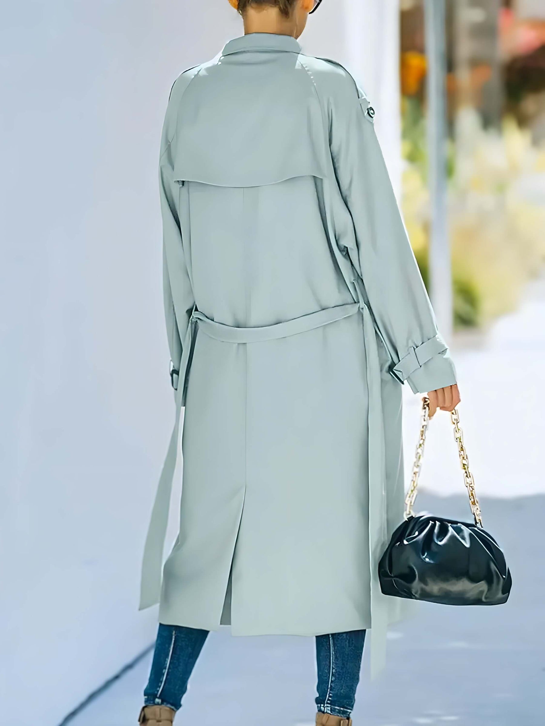 Casaco Longo Feminino Trench Kalliope