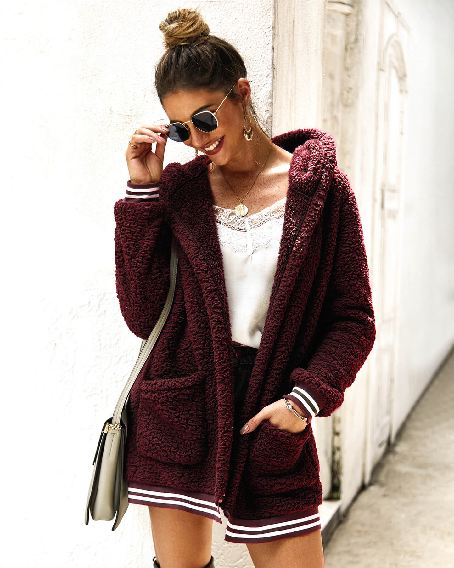 Casaco Feminino Ponto Aberto Capucine