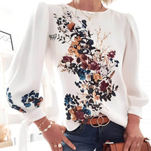 Blusa Elegante de Chiffon Brillant