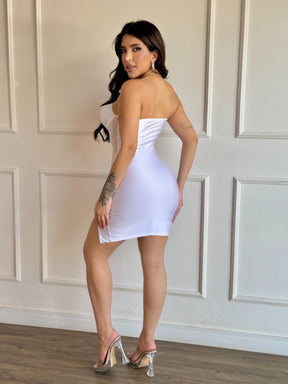 Vestido Cirrê com Tule e Strass Degradê Modern Delux - FULL