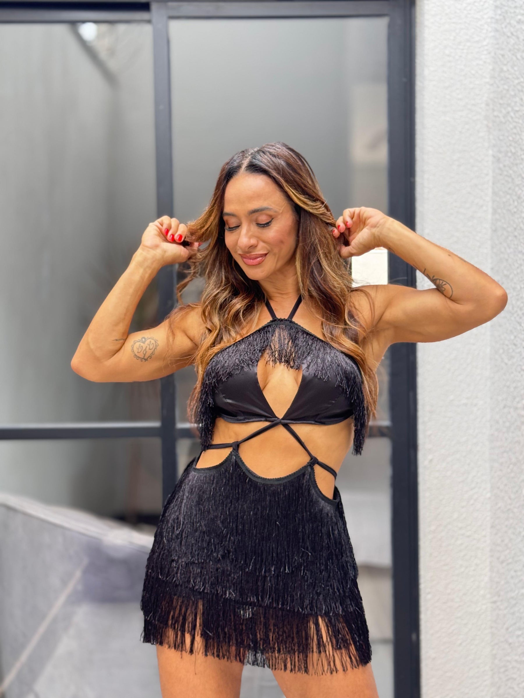 Vestido com Franja Modern Pandora - OASIS