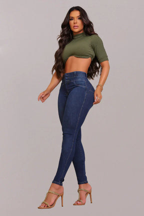 Calça Jeans Modeladora Fatal Mega Bumbum - 7577