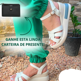 Sandália Confortável ComfortMax + Carteira