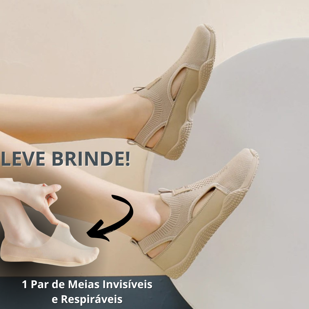 Tênis Anatômico Feminino | Comfort Light + Meias Invisíveis