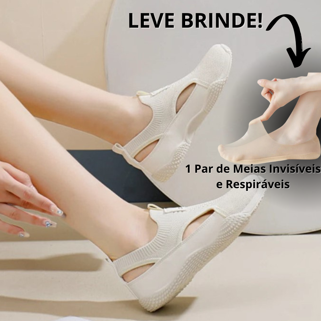 Tênis Anatômico Feminino | Comfort Light + Meias Invisíveis