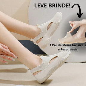 Tênis Anatômico Feminino | Comfort Light + Meias Invisíveis