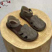 Sandália Rasteira Confortável com Traseira