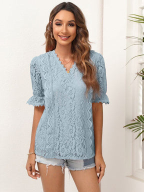 Blusa de Renda Pulsatille