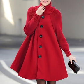 Casaco Feminino de Lã Batida Alongado Dakota