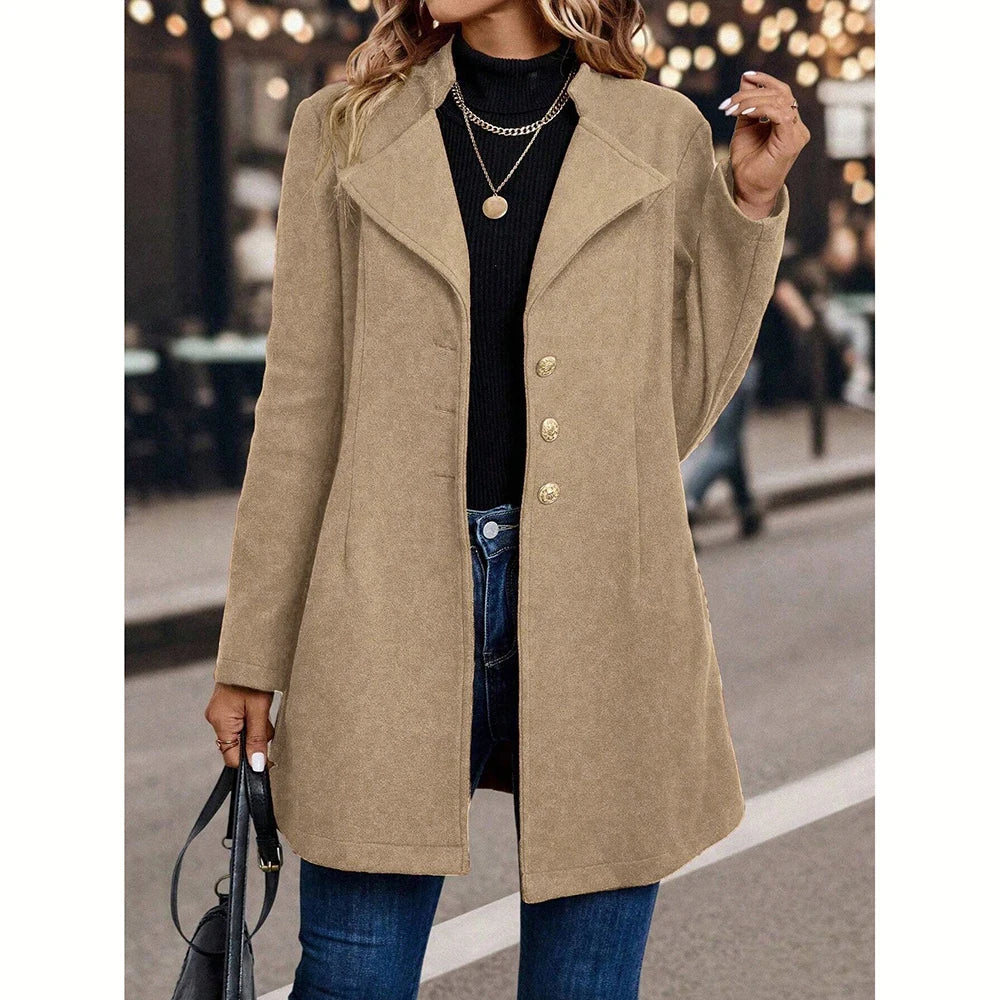 Casaco Feminino de Lã Batida Lysandra