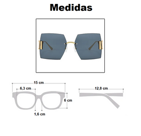 Óculos de Sol Quadrado Élodie