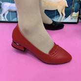 Sapato Confortável Feminino de Salto Chaussure