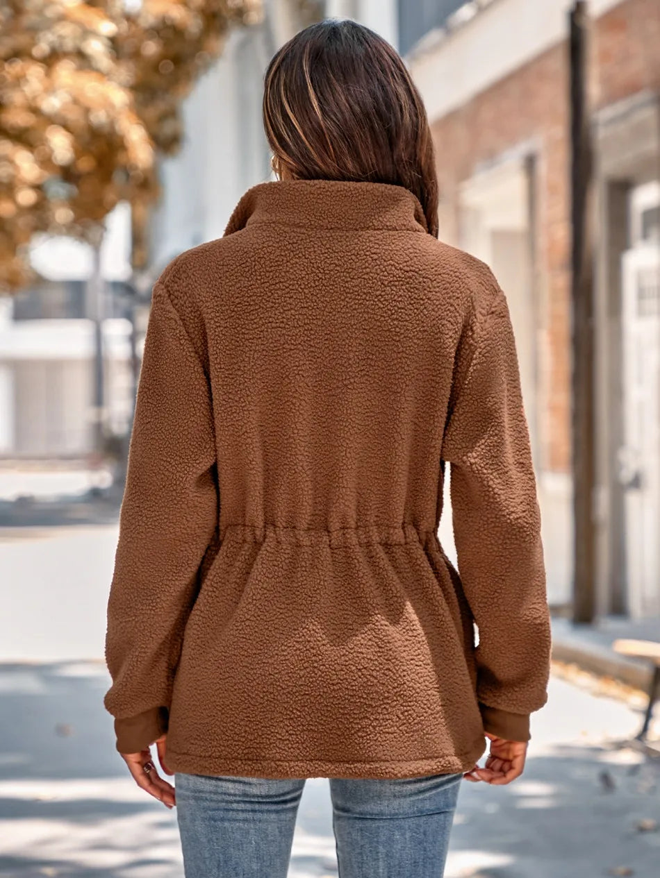 Casaco Feminino de Pelúcia Tiffany