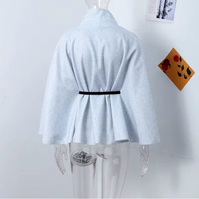 Poncho Feminino Casual Sophia