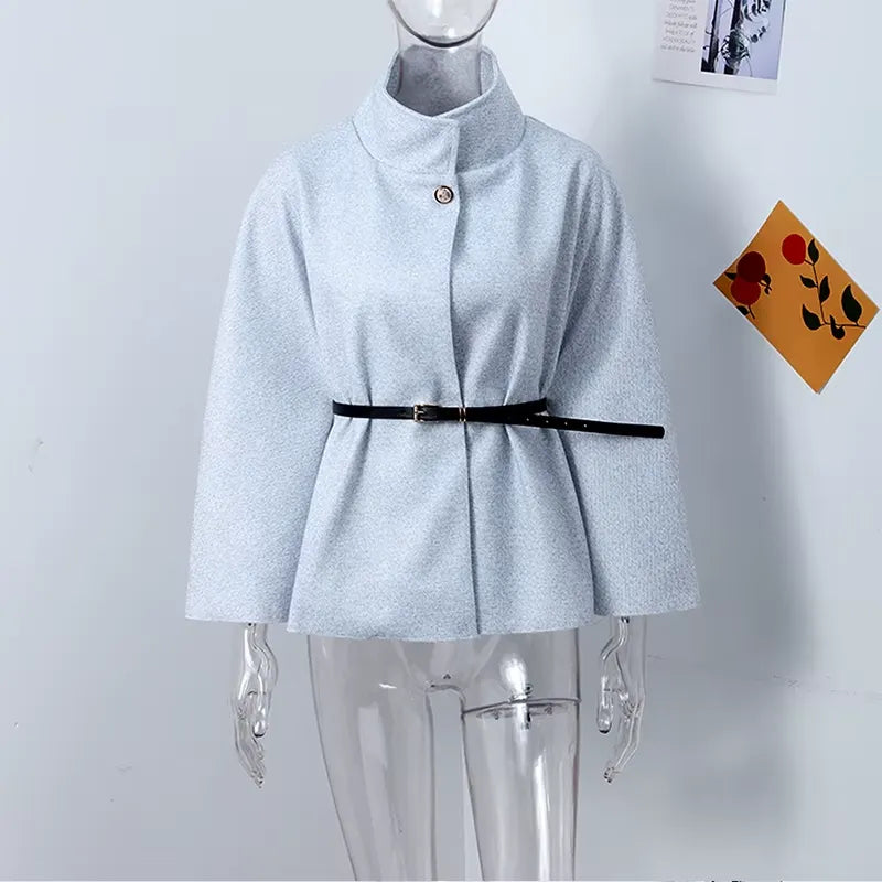 Poncho Feminino Casual Sophia