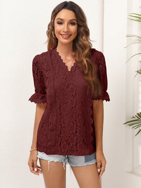 Blusa de Renda Pulsatille
