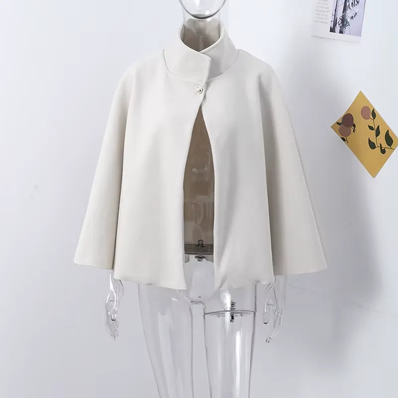 Poncho Feminino Casual Sophia