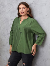 Blusa Casual Vert - Plus Size