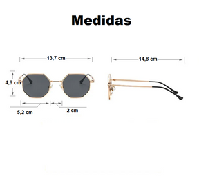 Óculos de Sol Poligonal Hailey