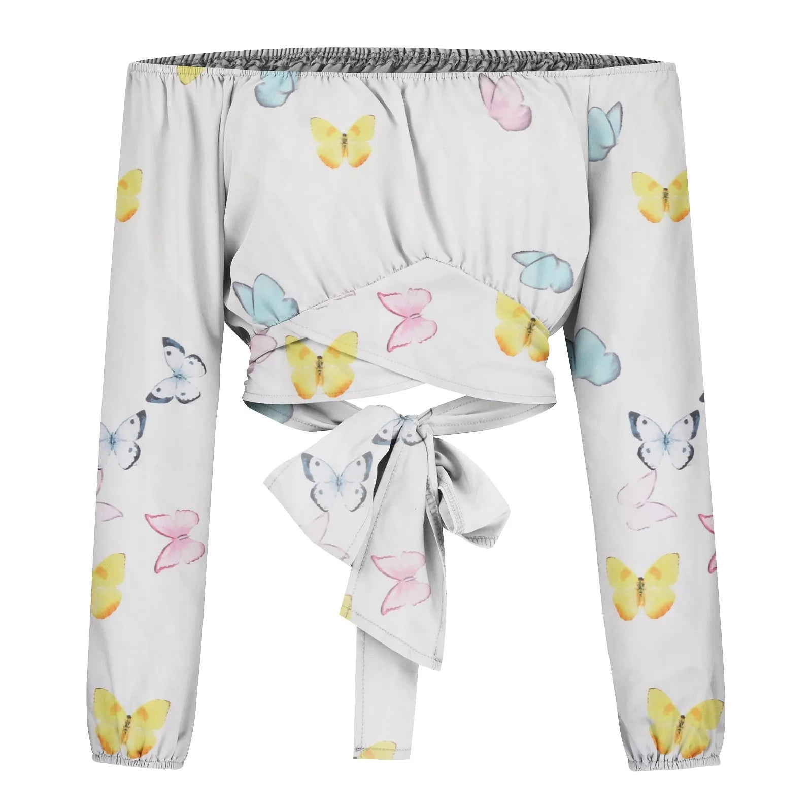 Blusa Flora Estampada com Manga