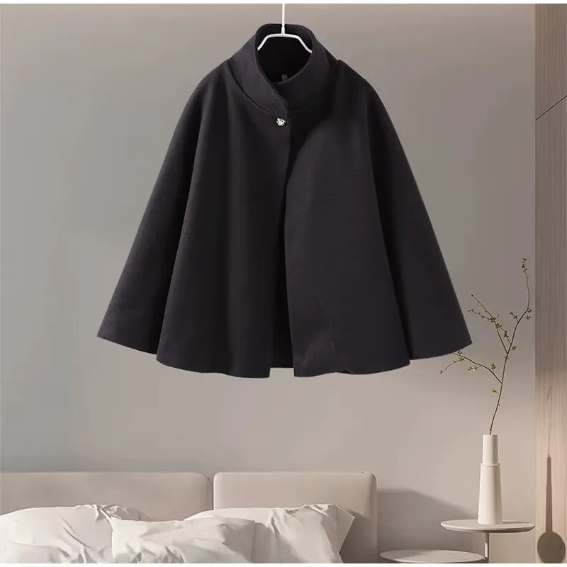 Poncho Feminino Casual Sophia