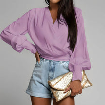 Camisa Transpassada Amoureuse