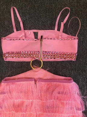 Vestido com Franjas Modern Jade - OASIS