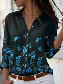 Camisa Casual de Casimira Miosótis