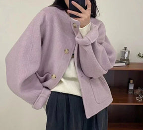 Casaco Feminino de Lã Batida Elenia