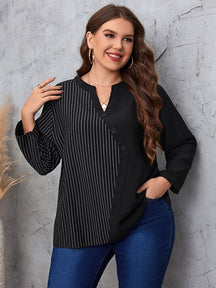 Blusa Casual Vert - Plus Size